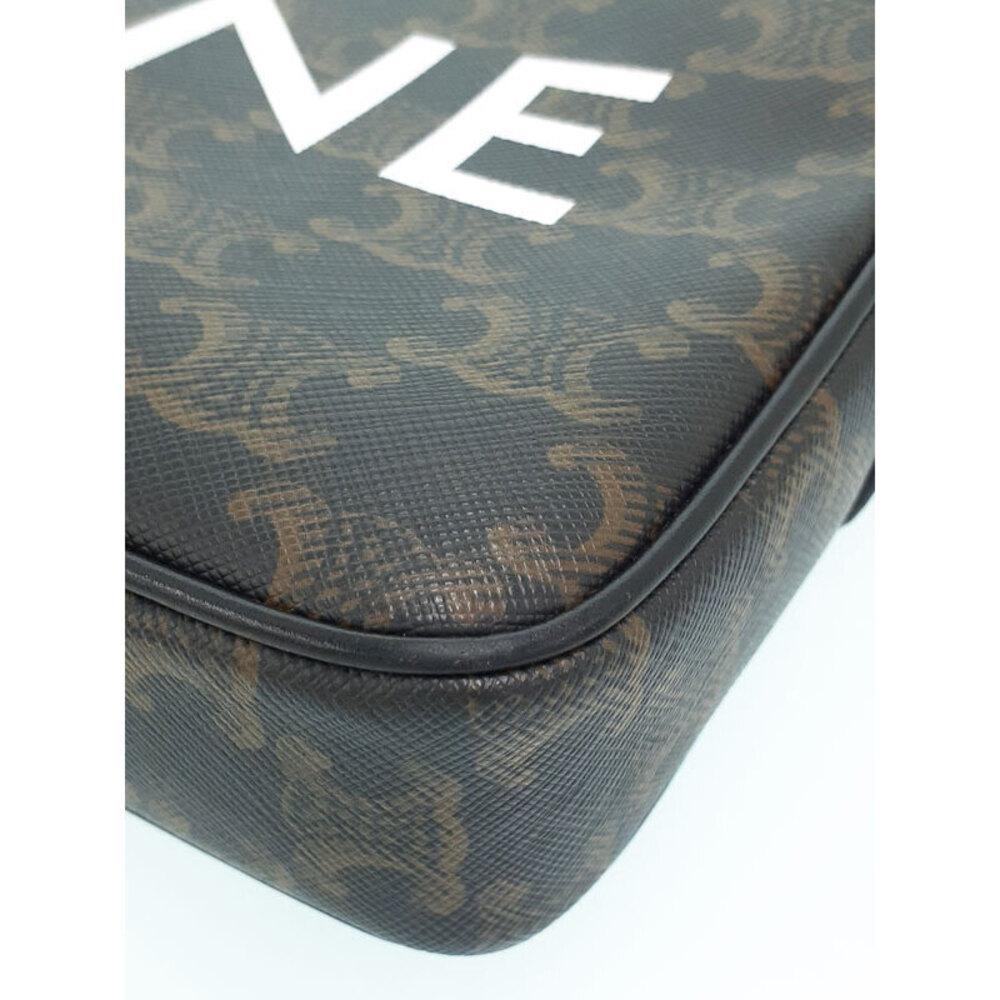 Celine Triomphe Canvas Messenger Shoulder Bag - Picture 7 of 9